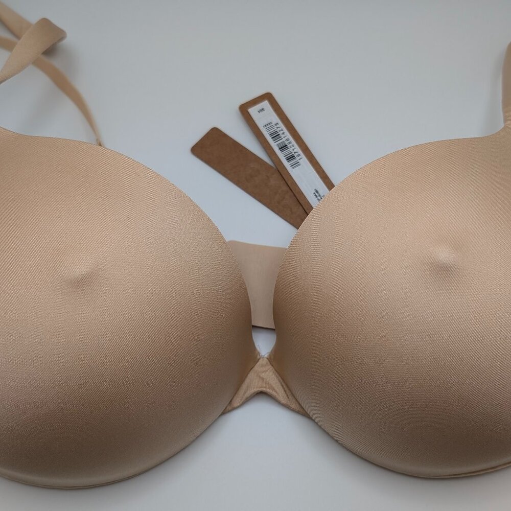 SKIMS ULTIMATE BRA NIPPLE PUSH-UP BRA - 34C (SAND COLOR)